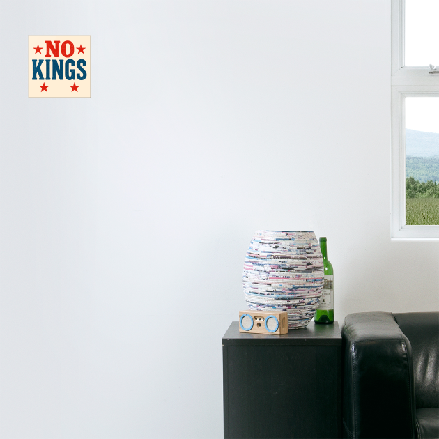 No-Kings-In-America by Creatifly Graphic Tees